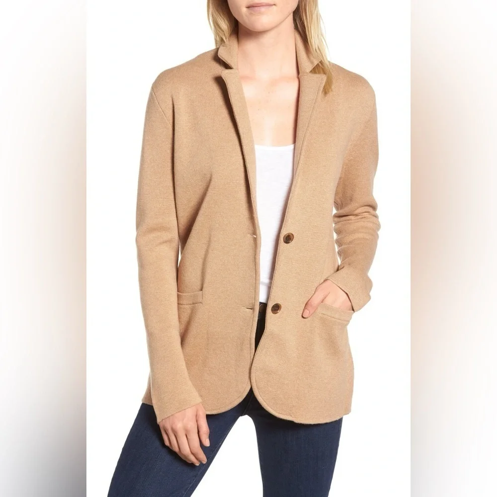 NWT J.Crew Factory School Boy Sweater Blazer Cardigan Size XS
